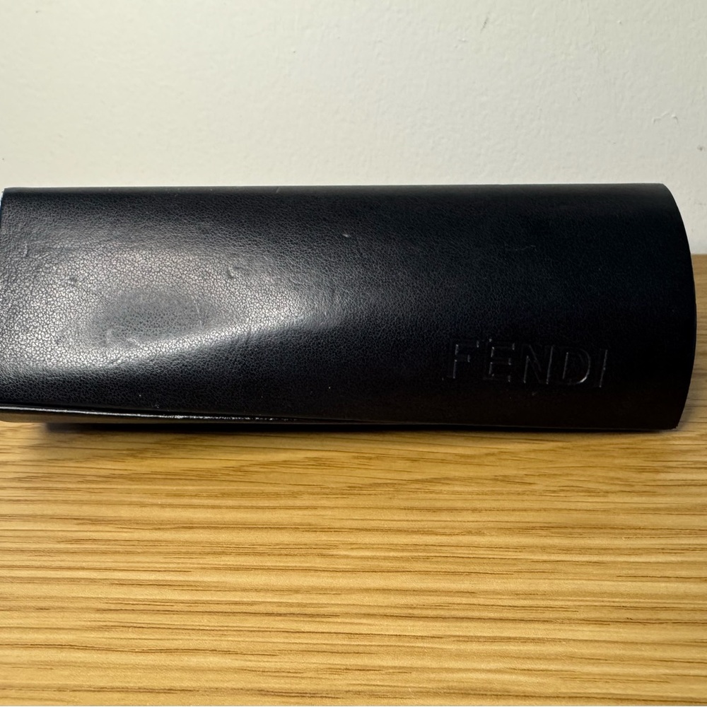Fendi Elegant Black Eyewear Case
